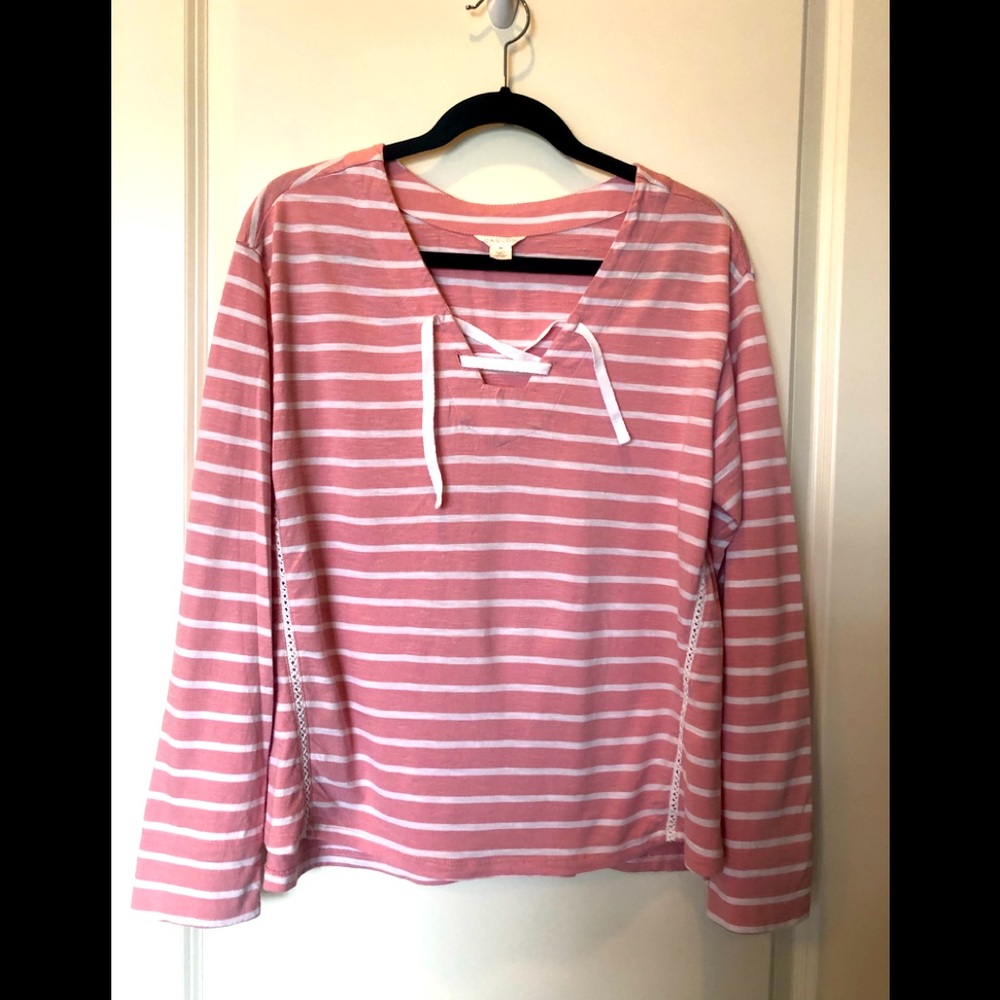 Caslon Nautical Striped Tee